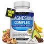 Toplux Magnesium Complex - 8 Essential Magnesium Forms for Enhanced Sleep and Bone Health, 1000mg Capsules